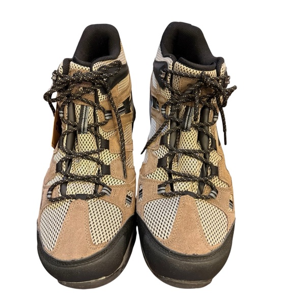 Men's High-Tech Hiking Shoes - Tan and Black Large Size 15 - Picture 1 of 10